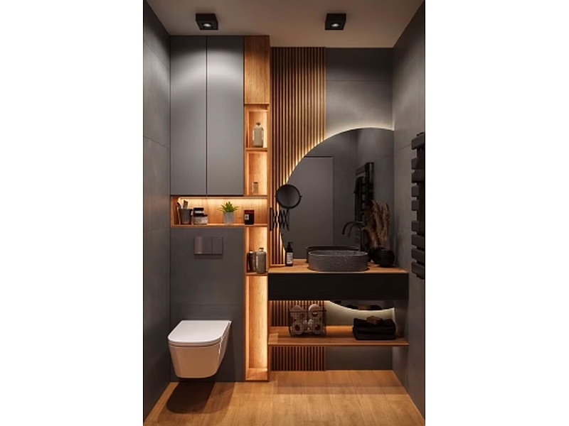Mueble de Baño Café Nogal México
