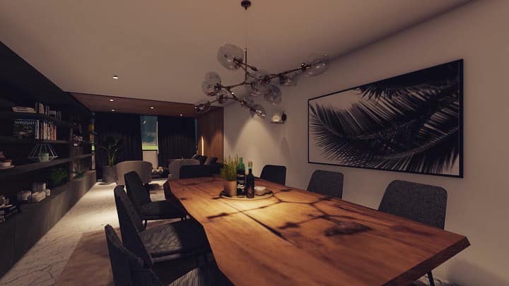Diseño de Interior Comedor Gourmet México