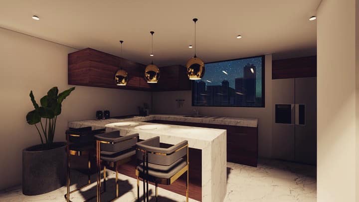 Diseño de Interior Cocinas Moderna México