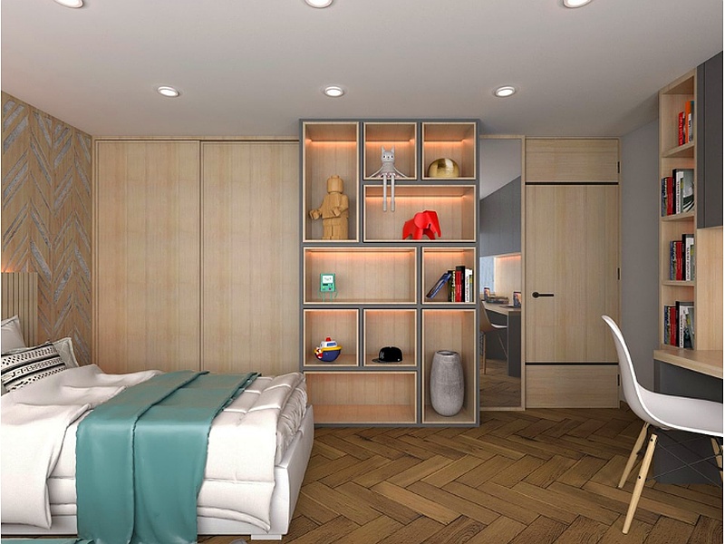 Diseño arquitectónico de dormitorio México