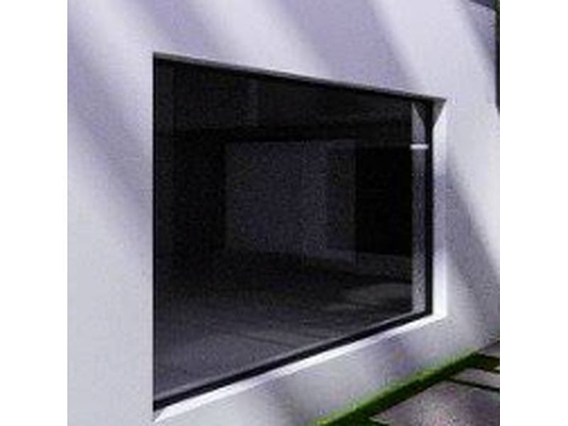 Ventana de Aluminio Grande Negra México