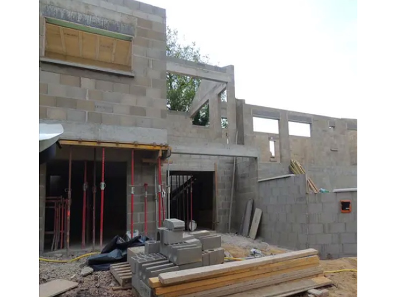 Construcción casa moderna Mexico