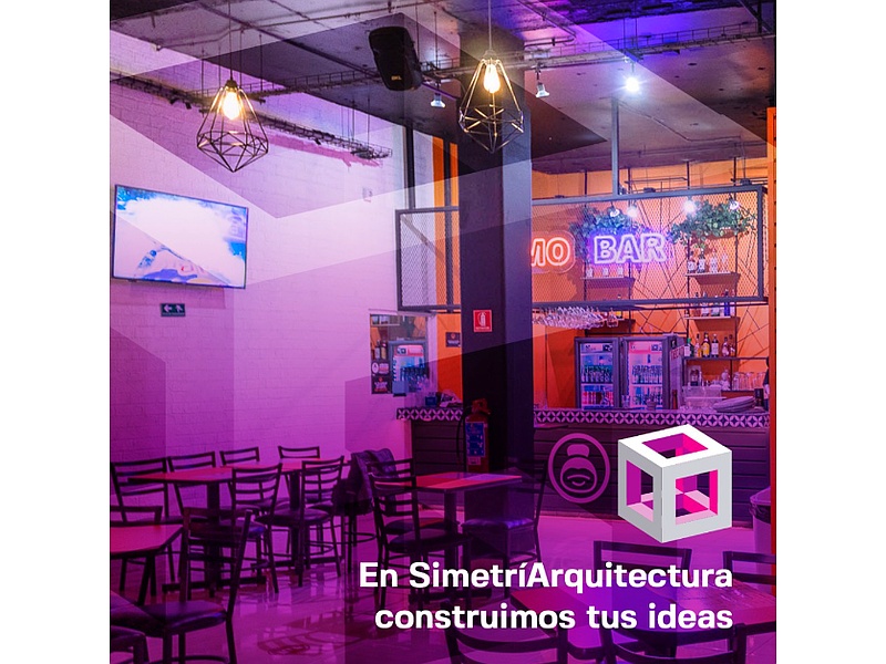 Diseño interior de bar local México