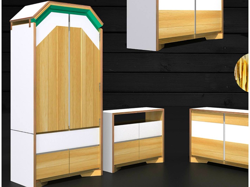 Ropero en Madera México