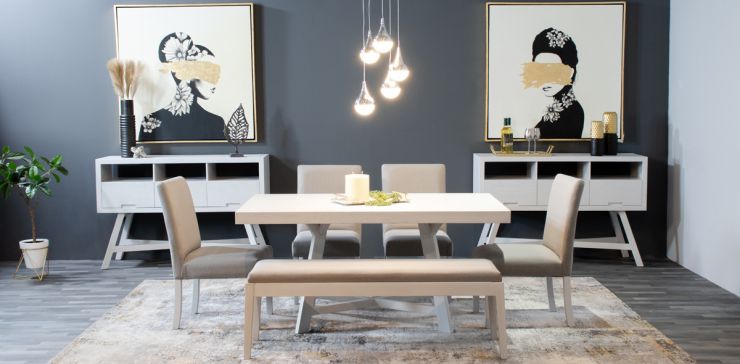 Comedor Granada Gris Trend Pebble