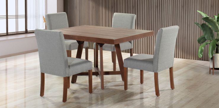  Comedor Granada 100 x 135 cm con 4 Sillass