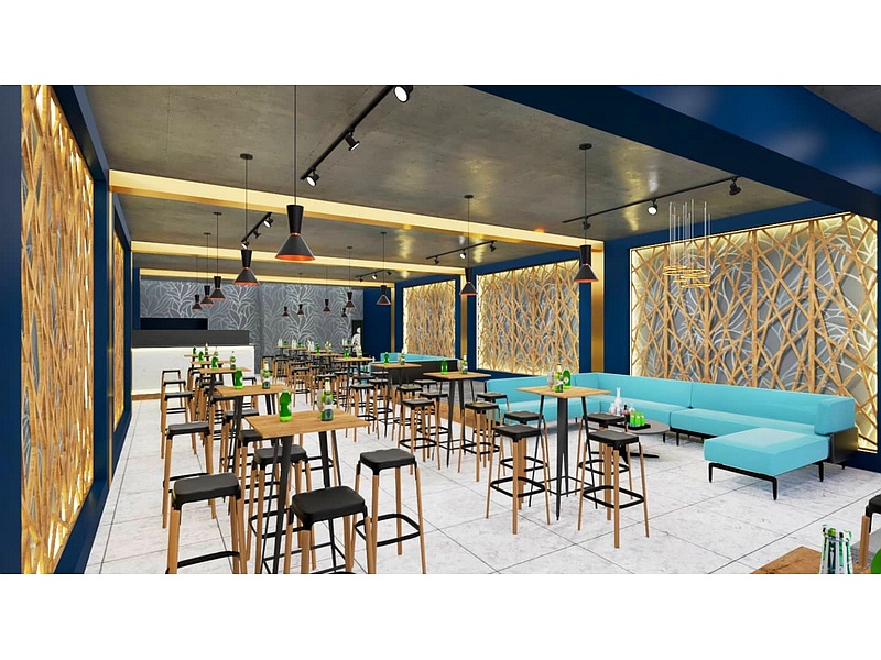 Diseño de Interiores para Bar Karaoke México