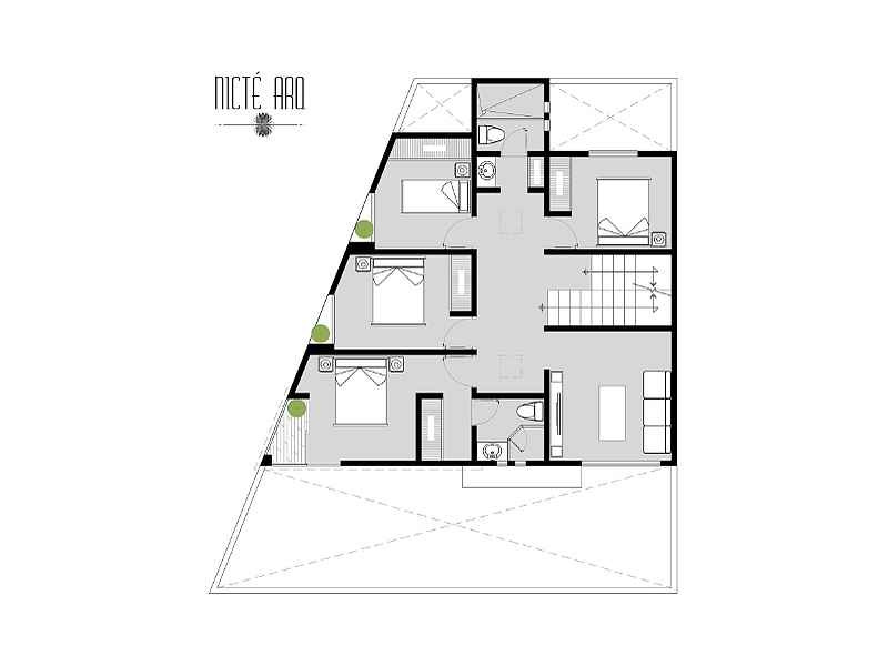 Diseño de planos en blanco y negro México