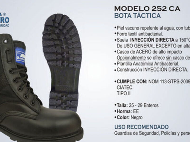 Bota Tactica CALZADO TECNO INDUSTRIAL