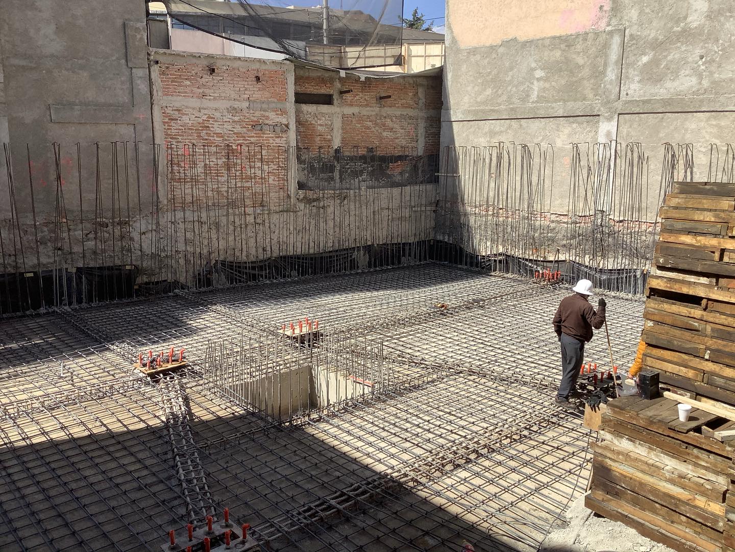 Armado Losa Cimentación México MOEB Arquitectura