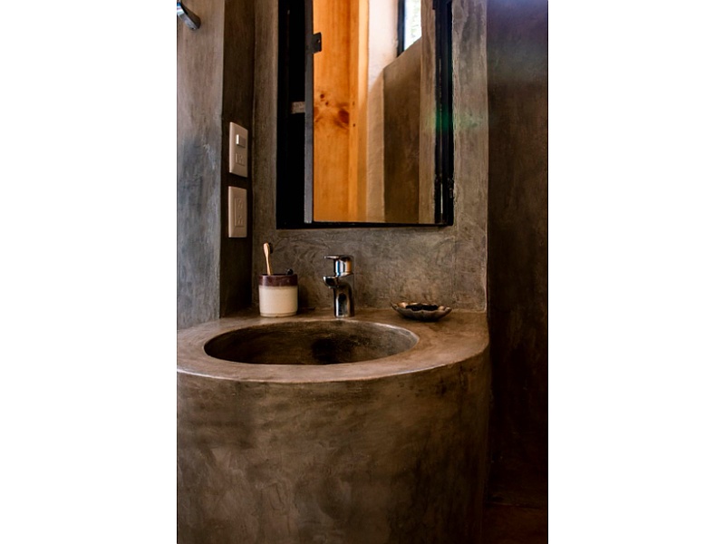 Mueble de Baño con Estilo de Piedra México