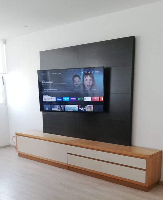  mueble con mampara para televisión CDMX