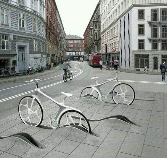 Mobiliario urbano bicicletas y bancas CDMX