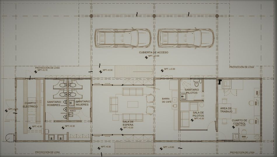 Proyecto ejecutivo I Edificios de apoyo para pista de aterrizaje CDMX