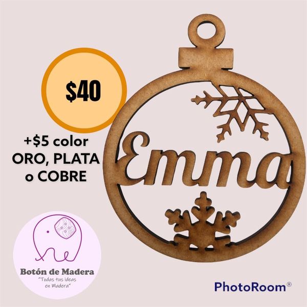esferas personalizadas para árbol CDMX