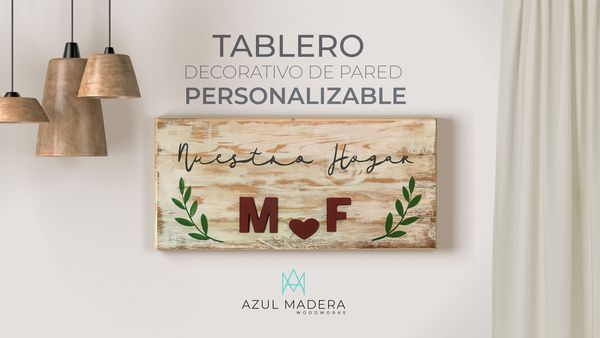 Tableros de madera personalizables CDMX