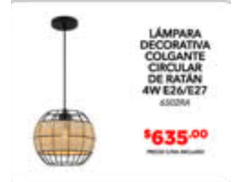 Lámpara decorativa colgante circular GRUPO PETSA