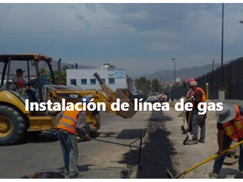 Instalacion linea de gas Tijuana