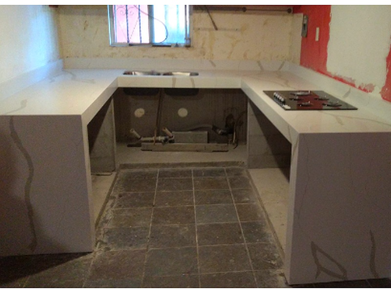 Mesones porcelanato Blanco Carrara México
