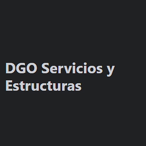 D.G.O Servicios y Estructuras