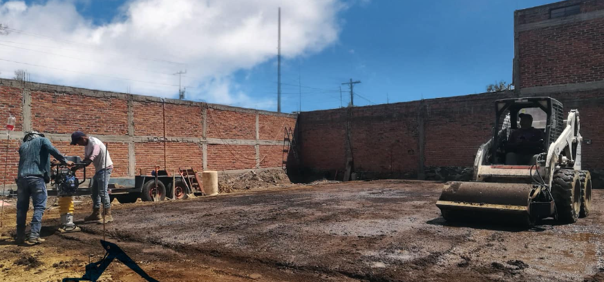Plataforma para losa de cimentación Mexico