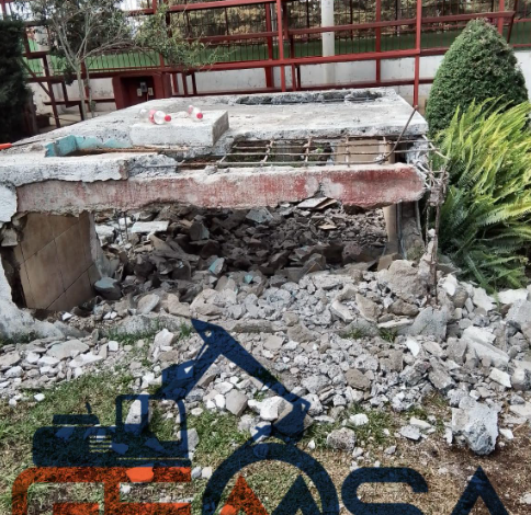 Demolicion de cisterna Mexico