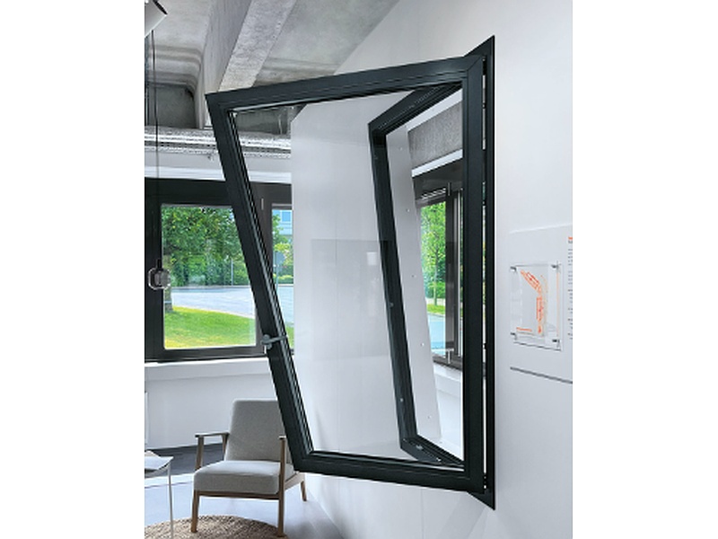 Ventana PVC Bordes Negro Mexico