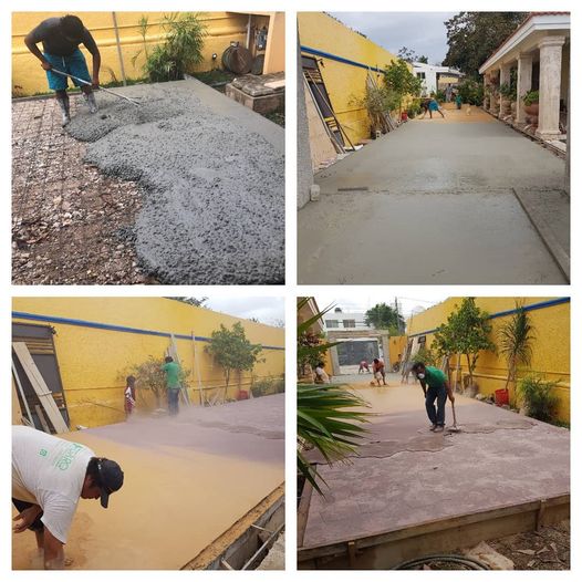 Colado  Concreto Estampado México