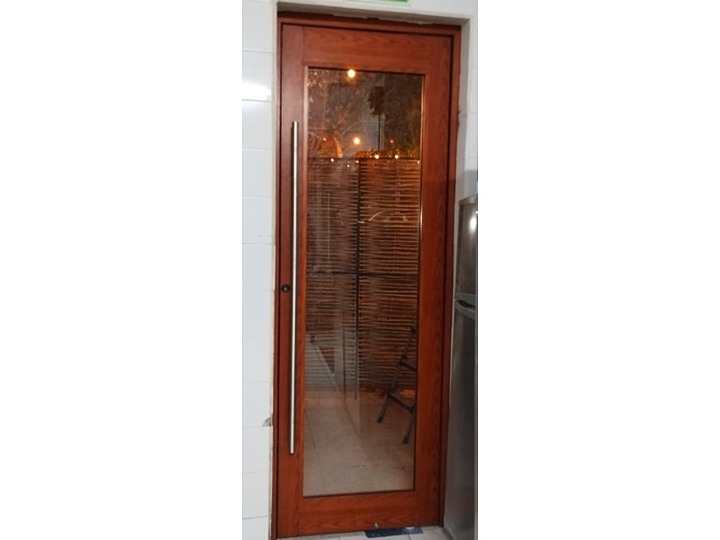 Puerta Linea 50 Residencial color Madera México