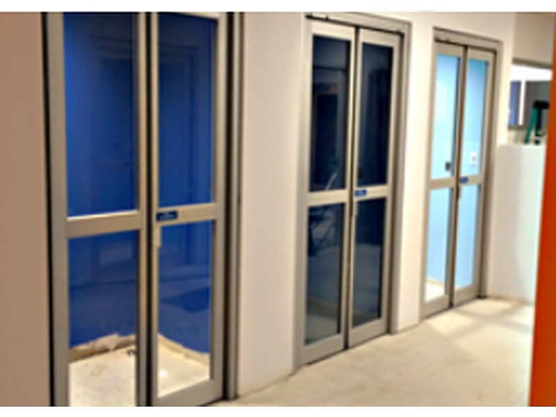 Puerta Vidrio Bordes Aluminio Mexico