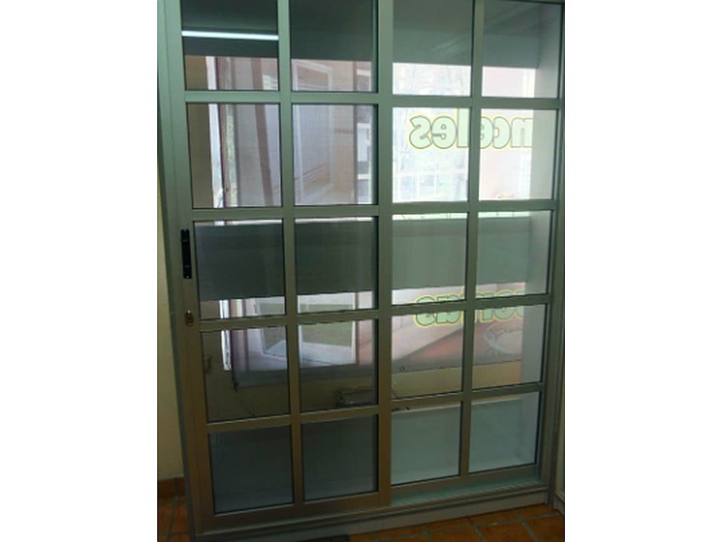 Puerta vidrio paneles transparente Mexico