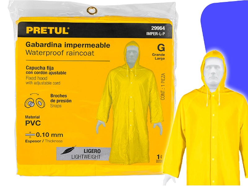 Gabardina Impermeable México Pretul