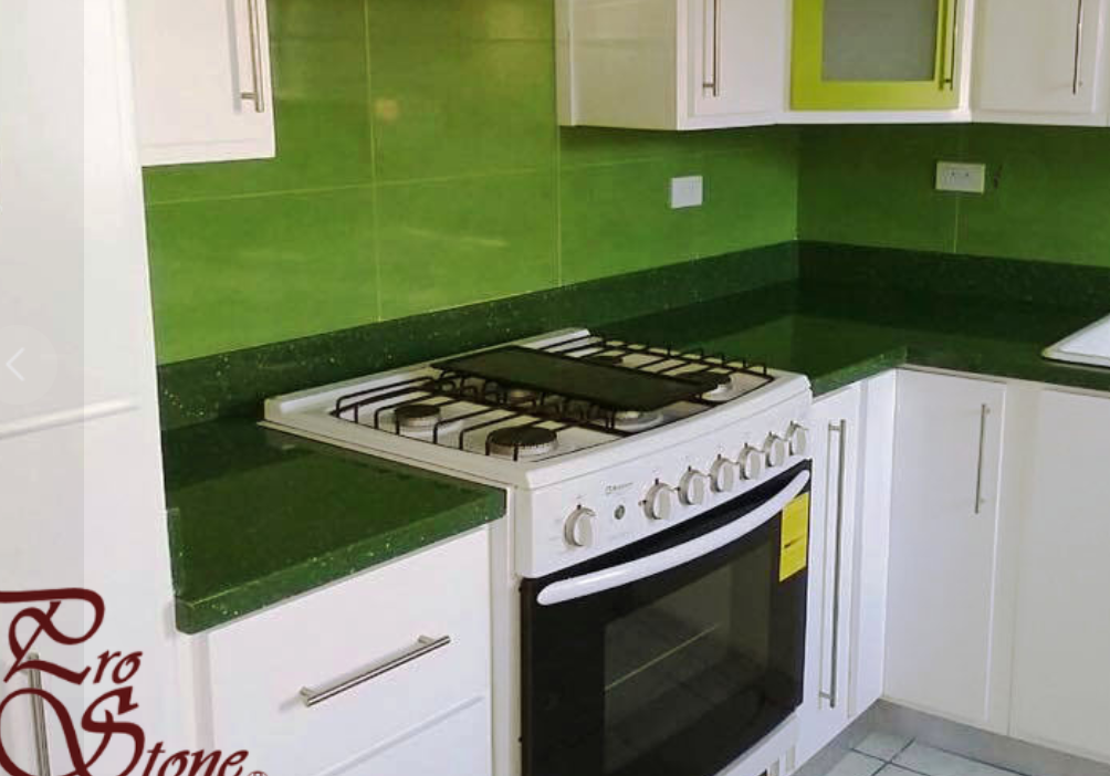 Instalacion cocina estilo verde Mexico