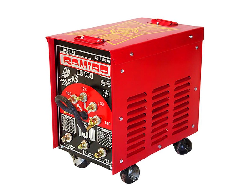 Planta para soldar 180 Amps roja Ramiro México