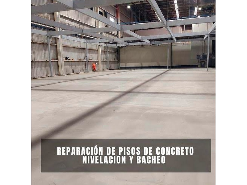 REPARACION DE PISOS DE CONCRETO NIVELACION Y BACHEO MEXICO