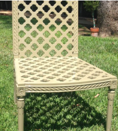 Silla Decorativa de Jardín Estilo Treillage México