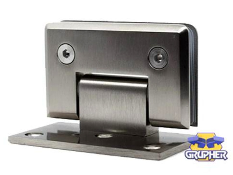 Bisagra Muro Vidrio Desfasada Acero Inox. México