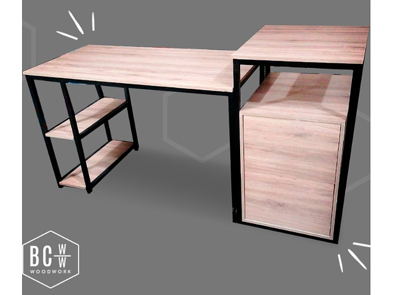 Escritorio De Madera Metal México