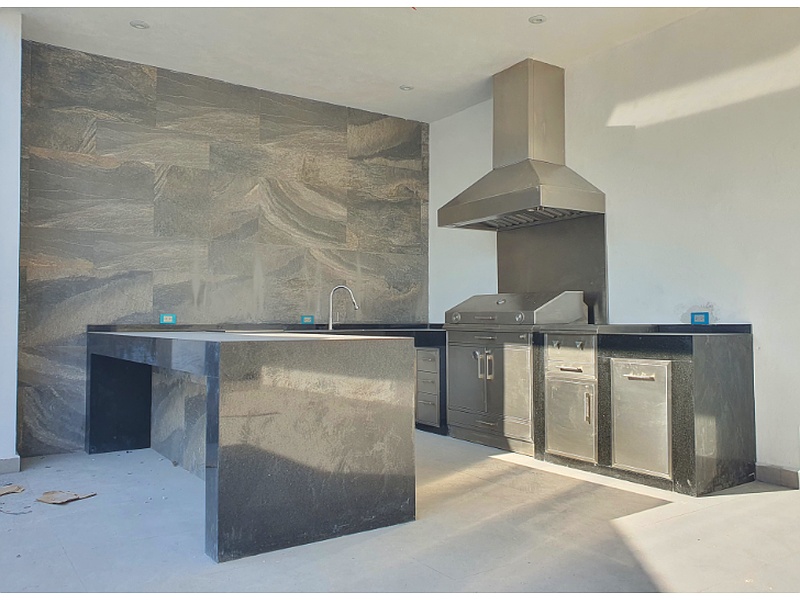 Mesones porcelanato Emperador México 