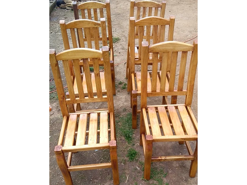Sillas de madera lacada Mexico