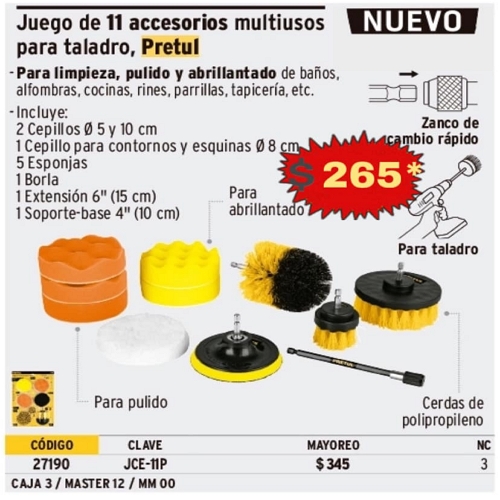 Juego de 11 accesorios MEXICO