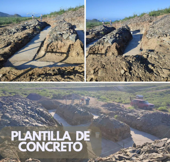 Plantilla de concreto Mexico