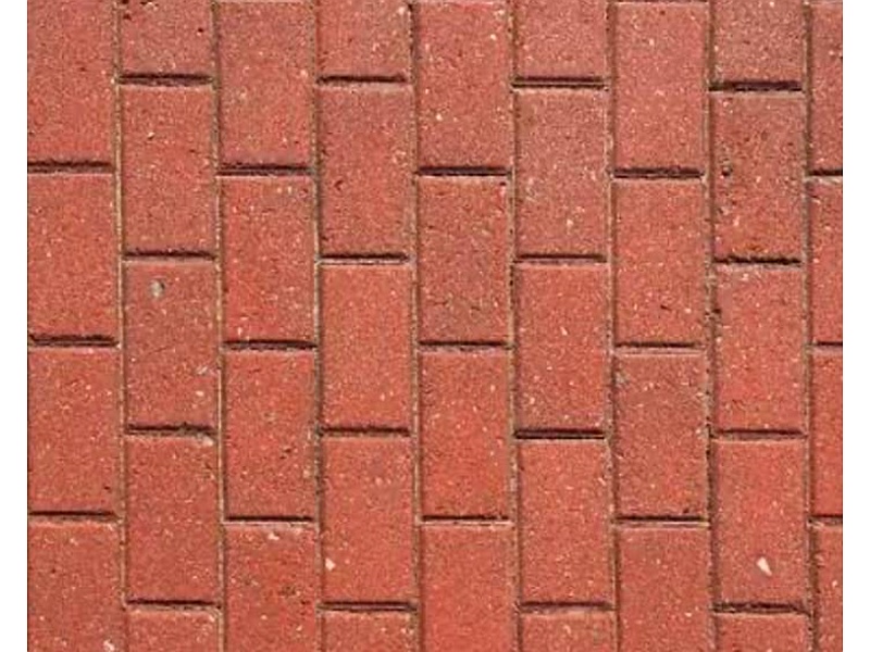 Adoquines Rectangular Rojo México