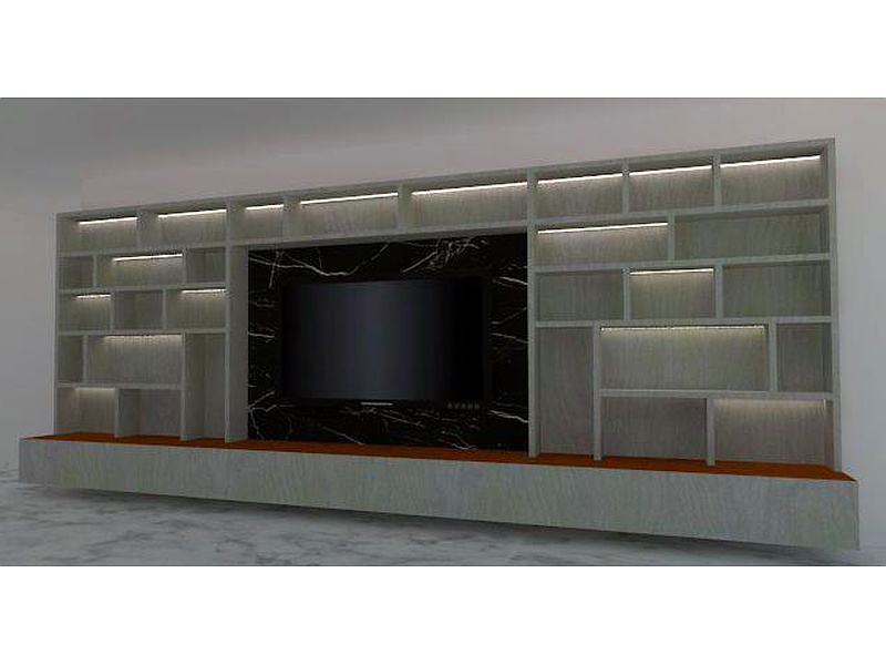 Mueble Mesa Televisión Sala Modelo Pared Guadalajara Centro de Diseño y Construccion