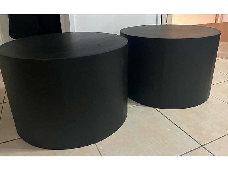 Taburetes Madera Grande Negros Quintana Roo Arte En Madera Y Mdf