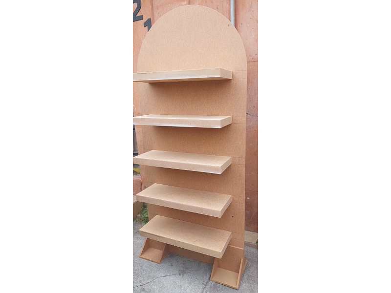 Estantería Personalizada Rosa 5 Niveles Madera Quintana Roo Arte En Madera Y Mdf
