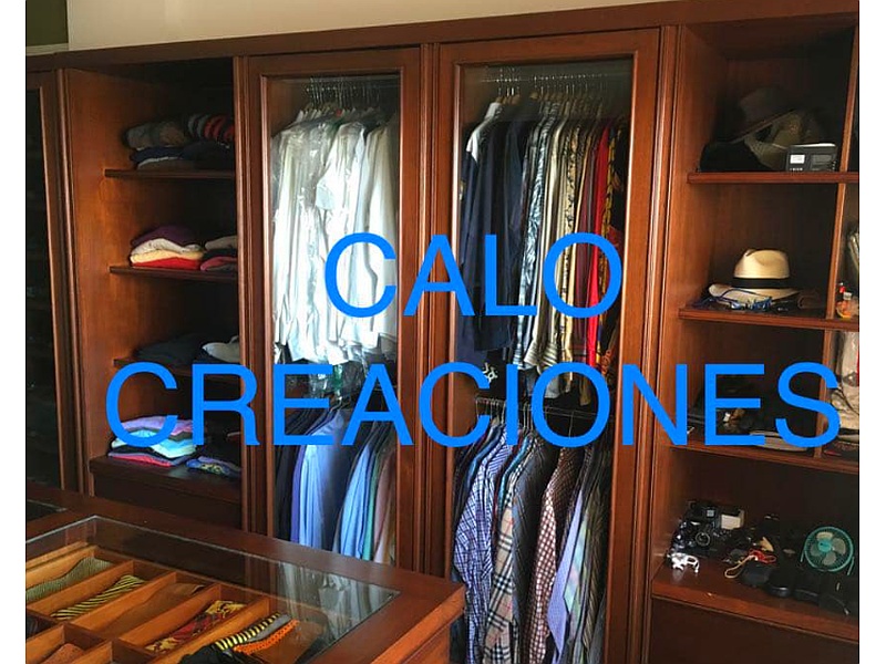 vestidor abierto Monterrey CALO Creaciones en madera