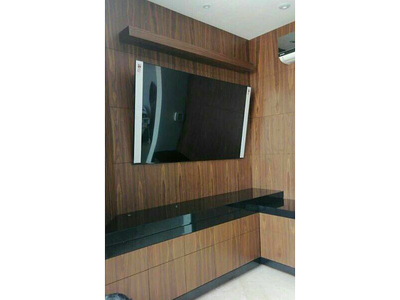 Mueble café con negro para Tv Mexico
