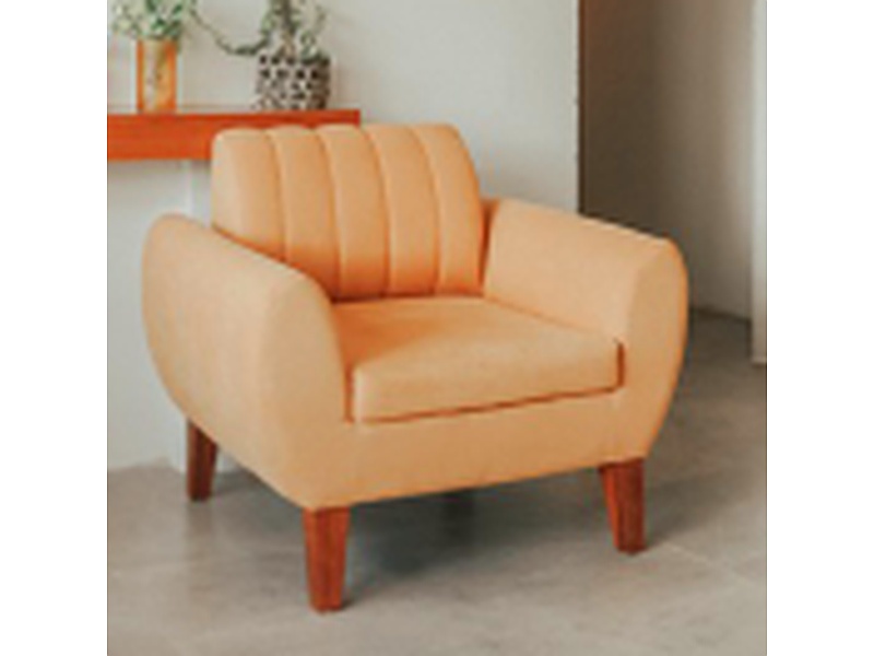 Sillón Decorativo Anaranjado Nayarit 2MI Construcción + Ingeniería