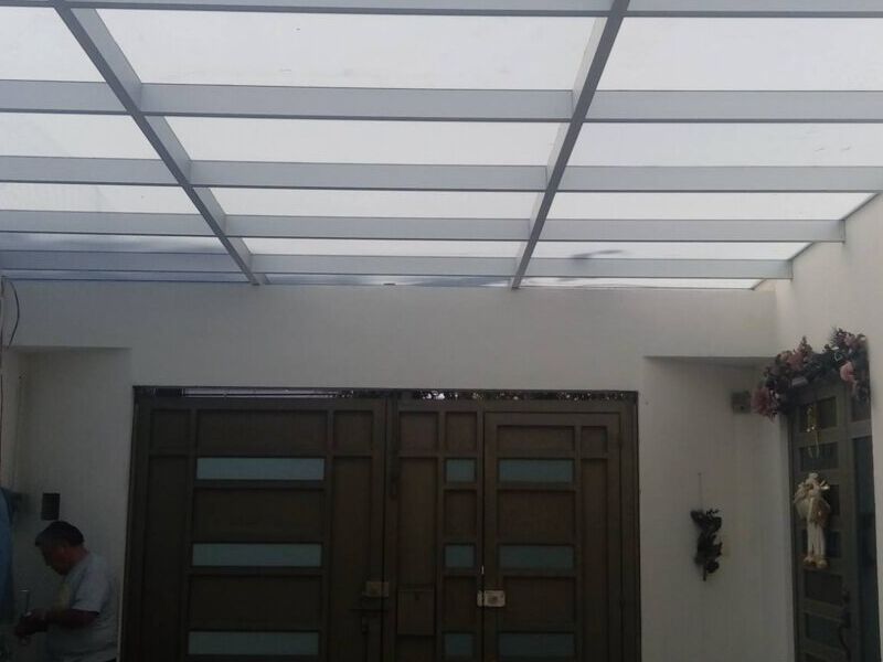 Techo policarbonato Gustavo A. Madero